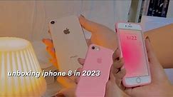 unboxing iphone 8  in 2023 ✨ philippines // kym