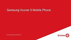Samsung Xcover 5 Mobile Phone Amb.mp4