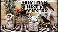 Primitive / Rustic / Country Craft DIY'S