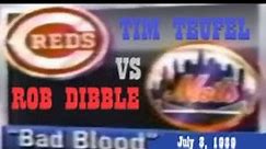 Watch this date 1989: Dibble and Reds brawl with Teufel and Mets