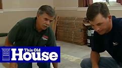 How to Level a Concrete Floor | This Old House