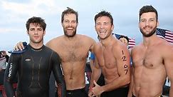 Geoff Stults & Parker Young Show Off Hot Bods for a Triathlon!