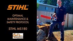 So You Own A... STIHL MS 180 Chainsaw