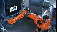 Handling and machining of various wheels with a KUKA robot