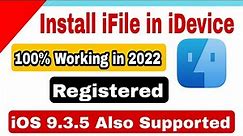 How to Get iFile Free iOS 9.3.5 Supported in 2022