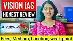 Vision ias Honest Review | IAS Coaching fees, duration, medium, location | top 5 UPSC Coaching