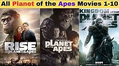 All Planet of the Apes Movies List | How to watch Planet of the Apes movies in order |