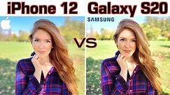 iPhone 12 VS Samsung Galaxy S20 - Camera Comparison!