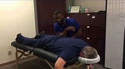 Your Houston Chiropractor Getting Manual Therapy From Joseph For Low Back & Hip Pain