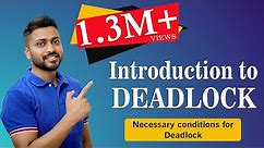 L-4.1: DEADLOCK concept | Example | Necessary condition | Operating System