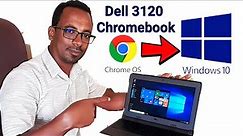 Dell 3120 Chromebook || How to Install Windows10, 11, 8