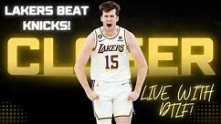 REAVES AND BRON LEADS THE LAKERS PAST THE KNICKS! RECAP LIVE