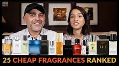 25 Cheap, Inexpensive, Budget Fragrances Ranked W/Ashley 💯💯💯