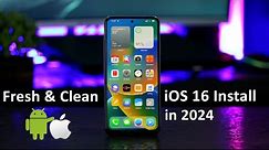 Install iOS 16 in 2024 | Convert Android into iOS 16 | iOS 16 Launcher apk