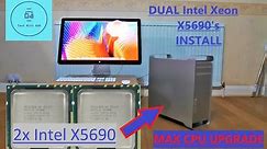 5,1 Mac Pro MAX CPU Upgrade - Dual INTEL XEON X5690'S (12 cores, 24 Thread @3.46 gHz)