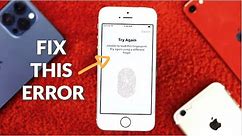 How to Fix Touch ID Not Reading Fingerprint on iPhone 5s [iOS 12]