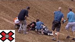 MOTO X AND SNOWMOBILE CRASHES COMPILATION ON X GAMES and X Fighters