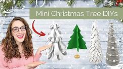 HOW TO MAKE DIY MINI CHRISTMAS TREES | 6 DIY Christmas Minis | Crafted by Corie Minis Challenge