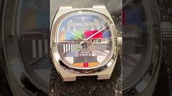 Sea-Gull watch: Color Television · Test Card · 34 mm. Ref. 826.92.1051A