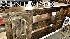 Building a Corner TV Stand
