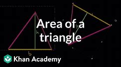 Area of triangles intuition | Algebra I | High School Math | Khan Academy