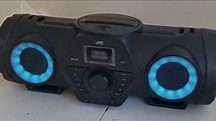 JVC Boomblaster RV-NB200BT Unboxing and sound check