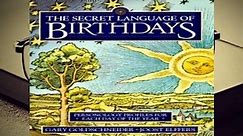 [FREE] The Secret Language of Birthdays
