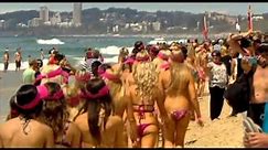 Australia sets new bikini parade world record