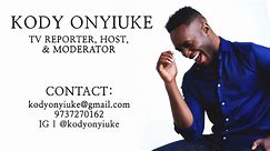Kody Onyiuke’s TV Reporting, Hosting, & Moderator Reel