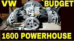 Extreme budget 1600 VW engine build
