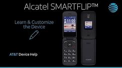 Learn how to Customize the Home Screen on the Alcatel SMARTFLIP | AT&T Wireless