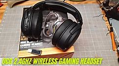 OCG 2.4GHz Wireless Gaming Headset for PS5, PS4, PC with Retractable Microphone Review & Unbox