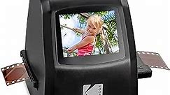 KODAK Mini Digital Film & Slide Scanner – Converts 35mm, 126, 110, Super 8 & 8mm Film Negatives & Slides to 22 Megapixel JPEG Images – Includes - 2.4 LCD Screen – Easy Load Film Adapters