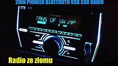 Pioneer FH-X700BT 2din BT multicolor radio samochodowe / car radio 2 din test