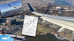 STUNNING Delta Airbus A321 Park Visual Approach Runway 31 into LGA