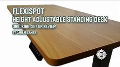 Flexispot Height Adjustable Standing Desk unboxing and setup