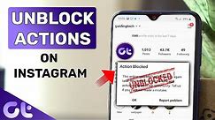 How to Fix Action Blocked on Instagram Easily in 2020 | Guiding Tech