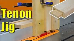 Make a Tenon Jig for the Table Saw (Mortise and Tenon Jointery) | Woodworking Jig