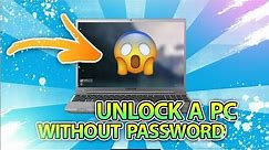 How to Open A Windows PC / Laptop Without Password !