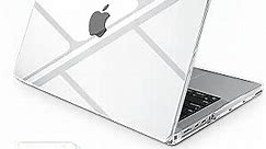 B BELK Compatible with MacBook Pro 14 inch Case 2024 2023 2022 2021 Release M3 A2918 A2992 M2 A2779 M1 A2442 Pro Max, Clear Plastic Hard Shell Case + Keyboard Cover + Screen Protector, Transparent
