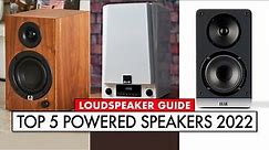 Top 5 Powered Speakers 2022!! Comparing Mission, Klipsch, SVS, ELAC
