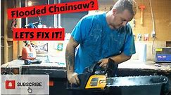 Flooded!? Poulan Pro 42cc chainsaw repair guide.