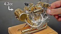 SMALLEST Production V-TWIN Knucklehead Engine!