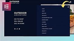 How to make full screen menu using Elementor | Full Screen Menu Elementor