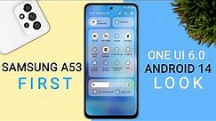 Samsung Galaxy A53 One Ui 6.0 Android 14 Update Features | 51+ Hidden Features #A53