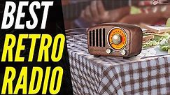 Best 5 Retro Radio of 2021 - For The Vintage Aesthetics! | AM FM Portable Radios