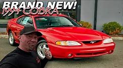 TIME WARP, mind blowing 1994 Mustang Cobra is a brand new, 30 year old car!