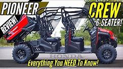 Is the New 2023 Pioneer 1000 CREW Honda's Best UTV to Buy? 6-Seater Side by Side Review!