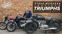 Steve McQueen Great Escape inspired Triumph by Ace Classics