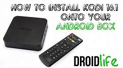 How to install Kodi 16.1 onto your Android BOX (MXQ, MXQ PRO, M8S, CS918)